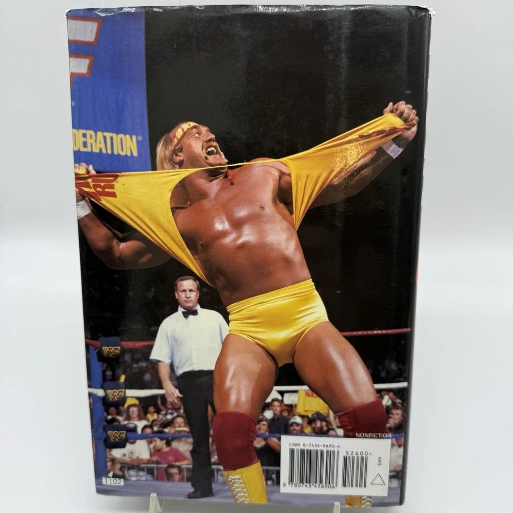 WWE Hollywood Hulk Hogan Book Mens OS Black Hollywood Hulk Hogan First Printing